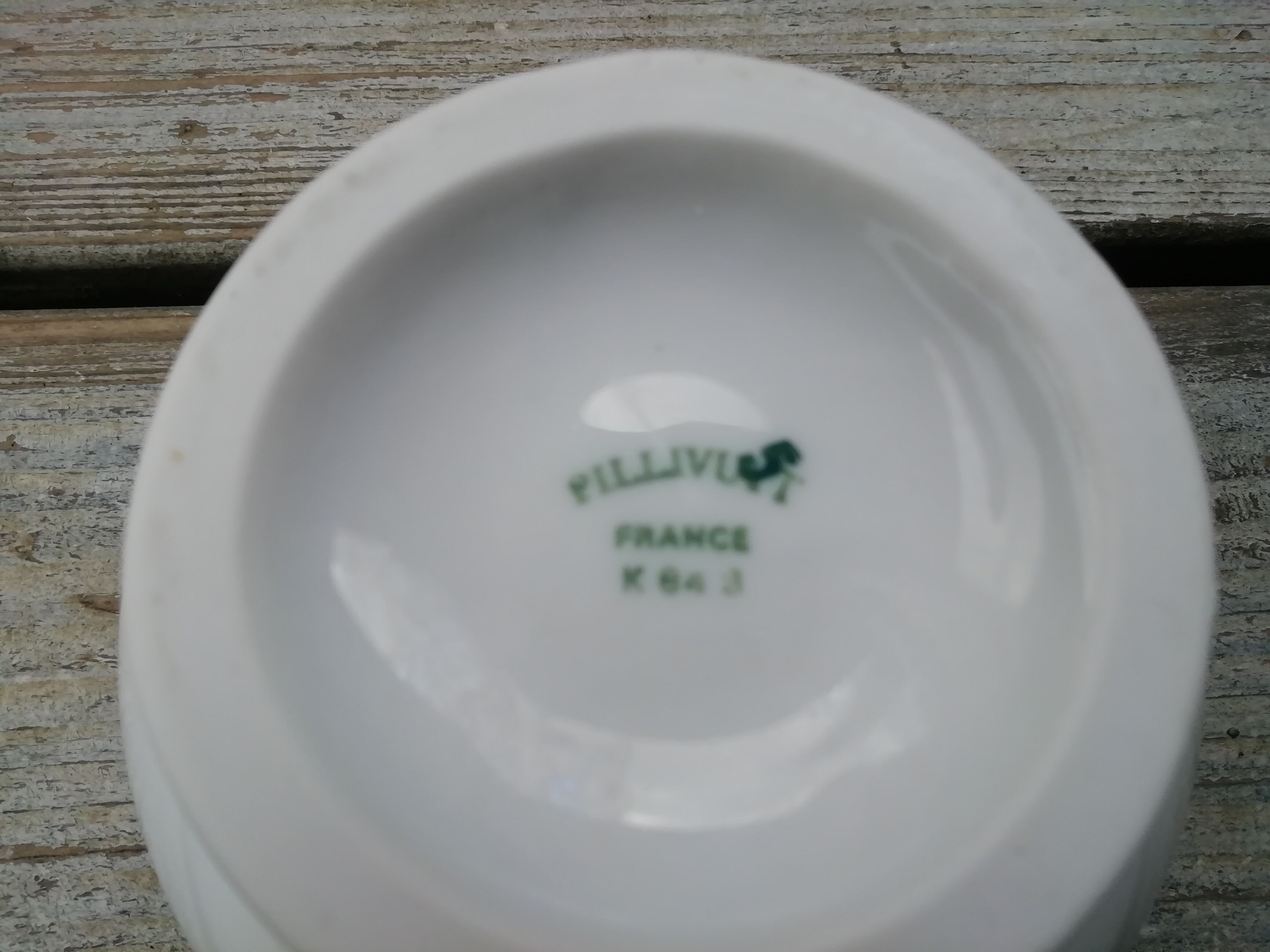 White porcelain bowl