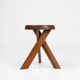 Iconic Pierre Chapo model S31 stool in elm wood, France 1974