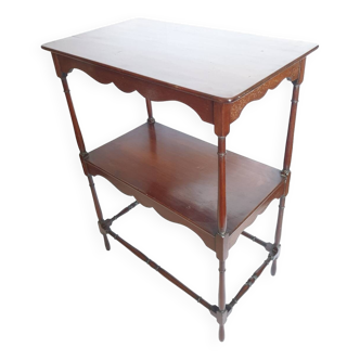 Console double plateau etagère meuble anglais