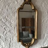 Miroir ancien bois doré
