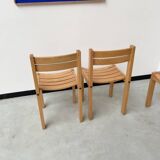 Sornay 80s beech chairs