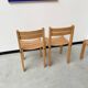 Beech chairs from the 1980s, Sornay.