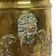 Large Brass Planter Jardinière Firewood Repoussé ca 1900
