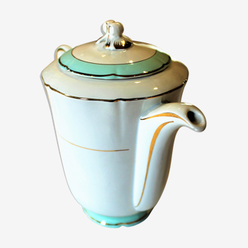 Chambord, france, color mint porcelain coffeepot