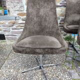 4 vintage swivel armchairs 1970