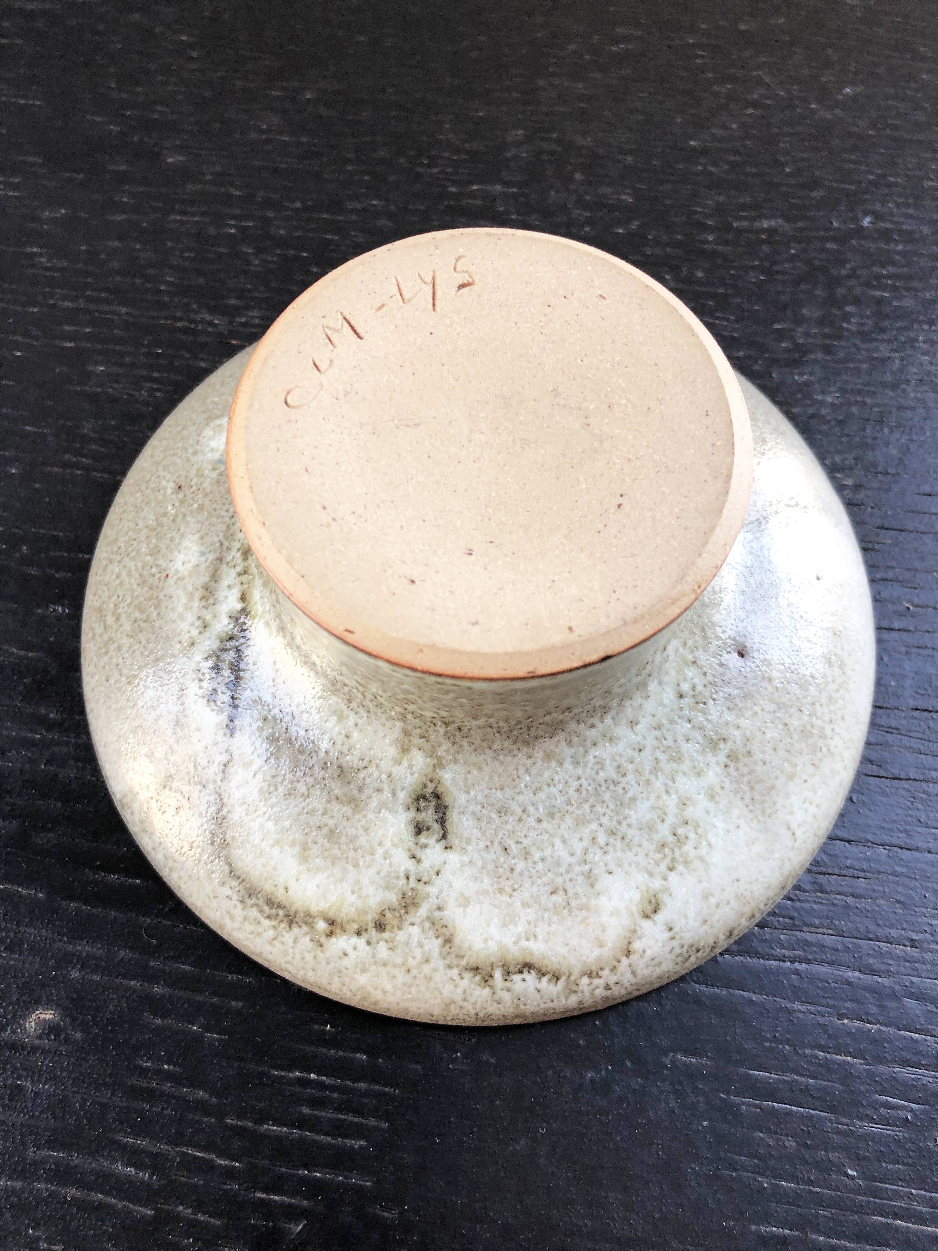 Scandinavian ceramic candlestick