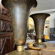 Beautiful pair of Art Deco lamps from the 1930s.