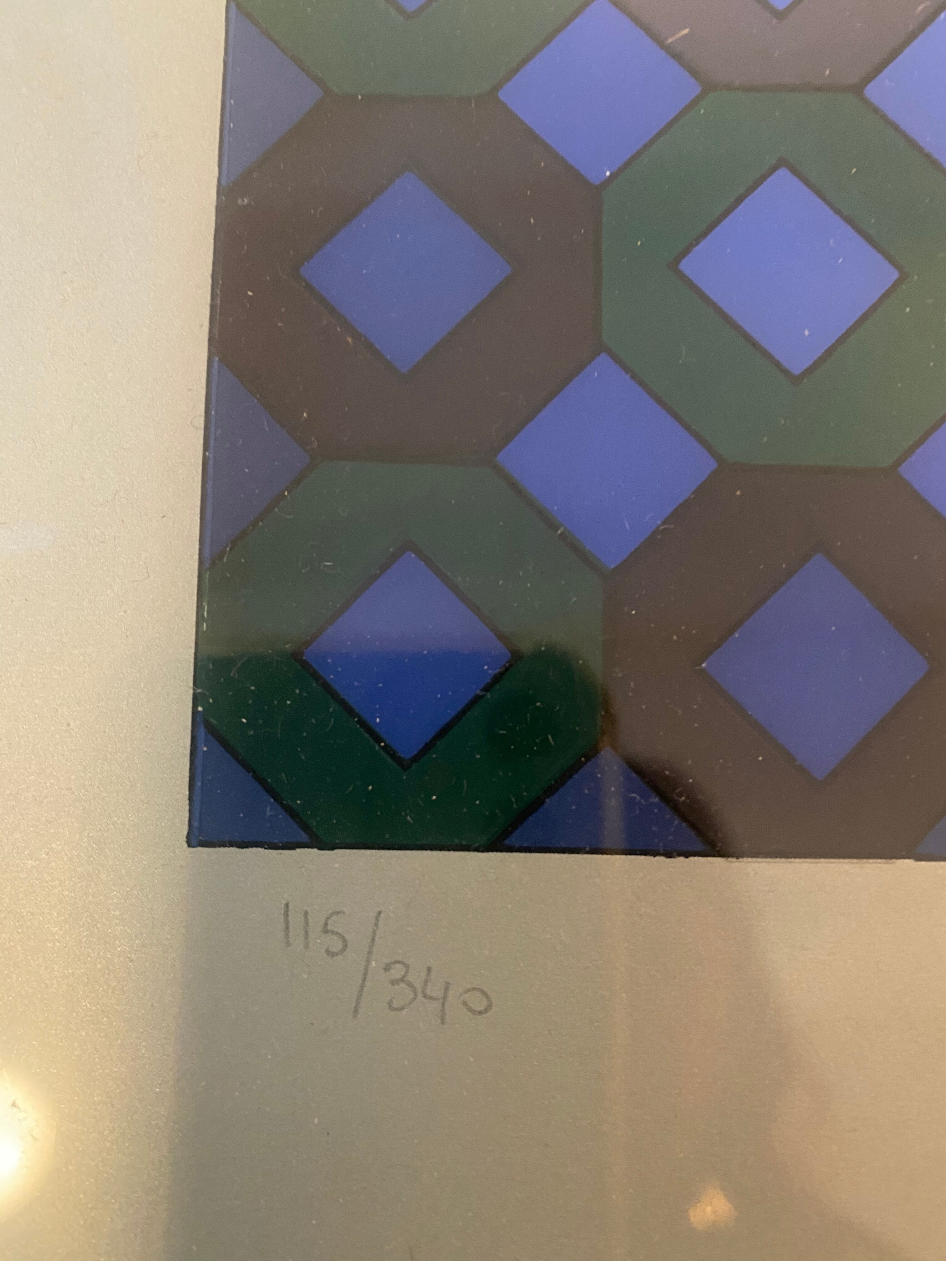 Okta Pos de Vasarelly lithograph