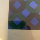 Okta Pos de Vasarelly lithograph
