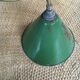 Enamelled sheet metal wall light