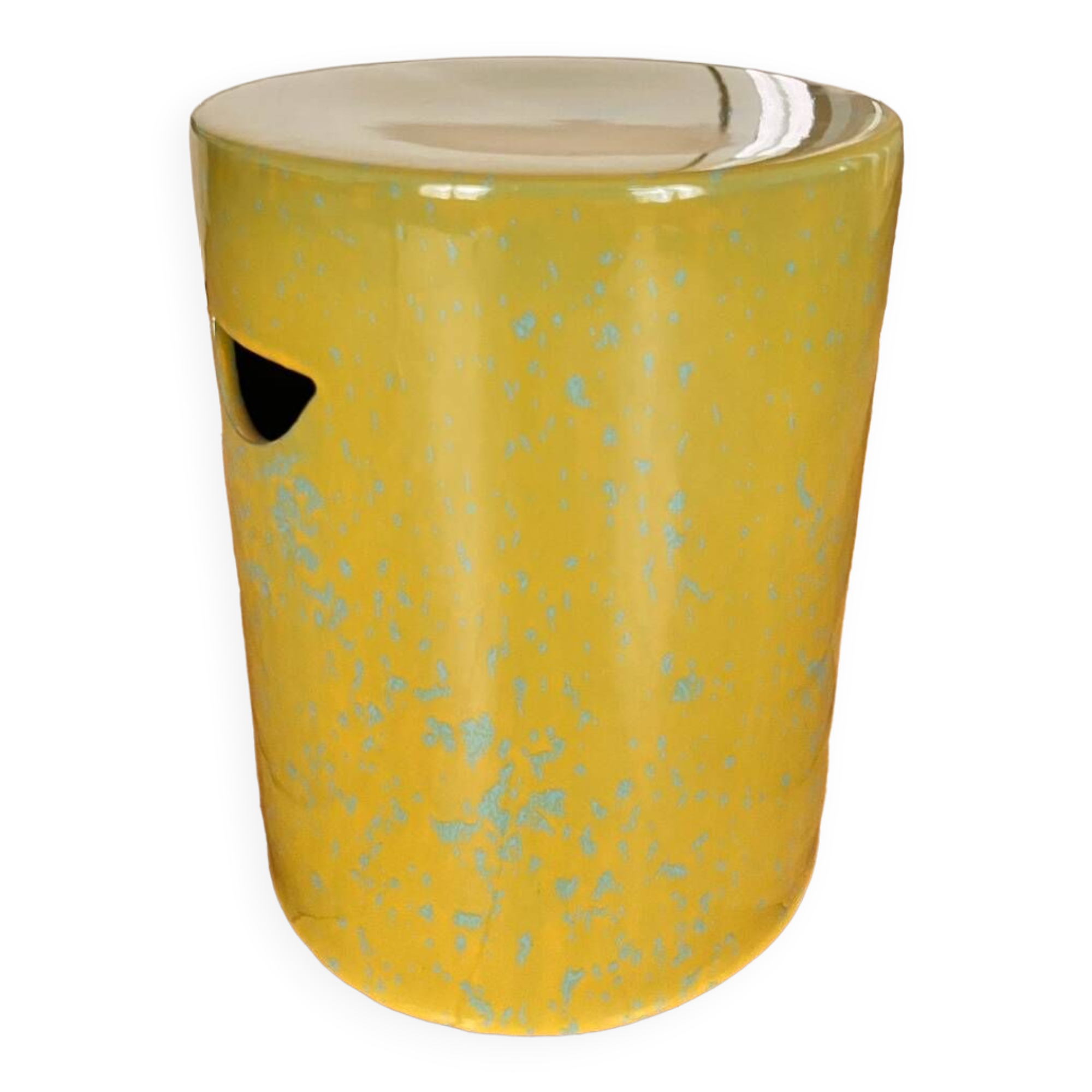 Tabouret céramique « Poésie » vert