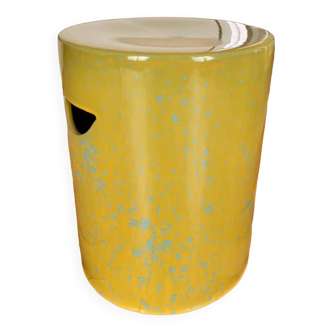 Tabouret céramique « Poésie » vert