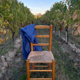 Provencal chair seated straw