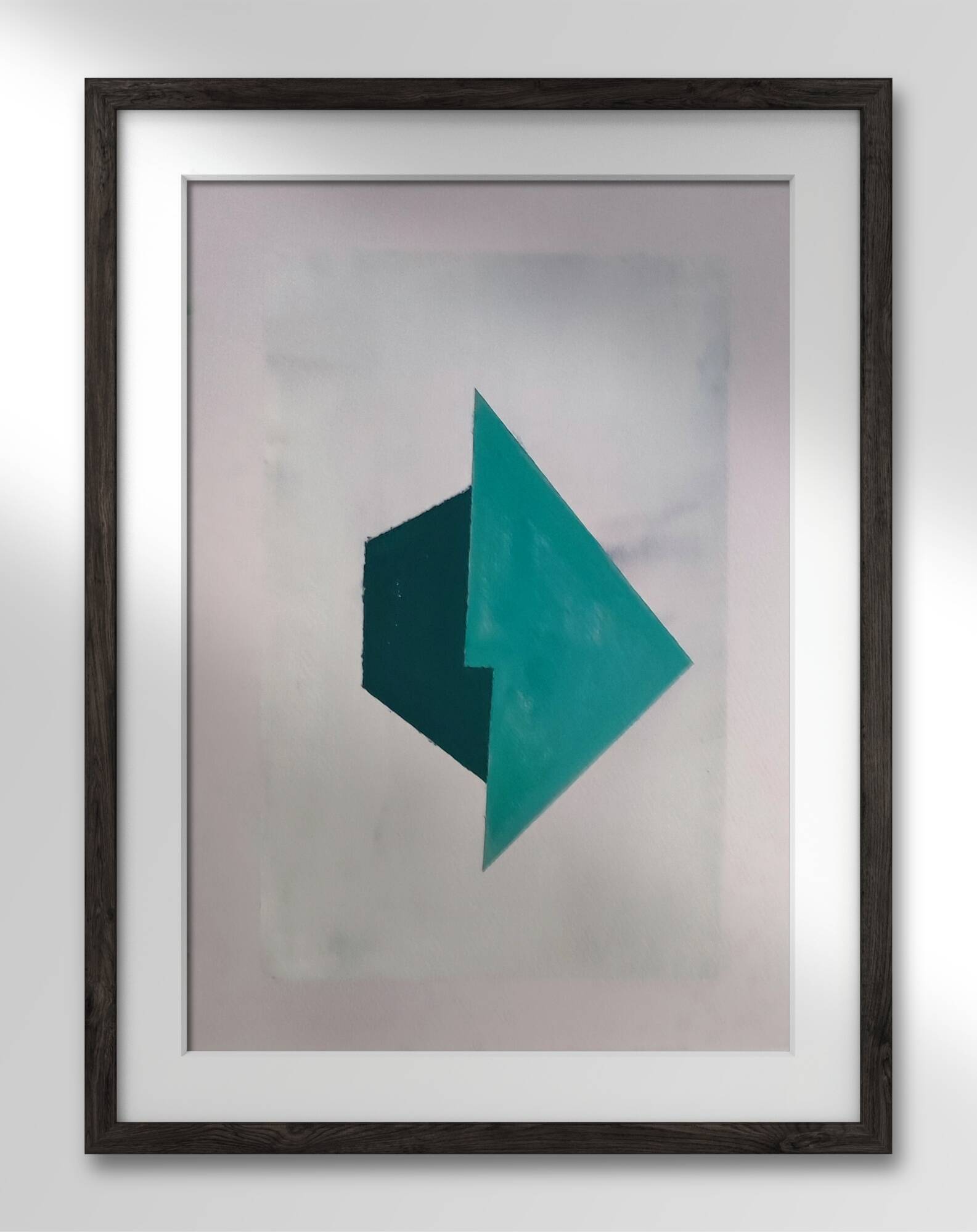 Minimalist geometric painting