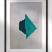 Peinture géométrique minimaliste