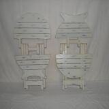 pair of folding stool