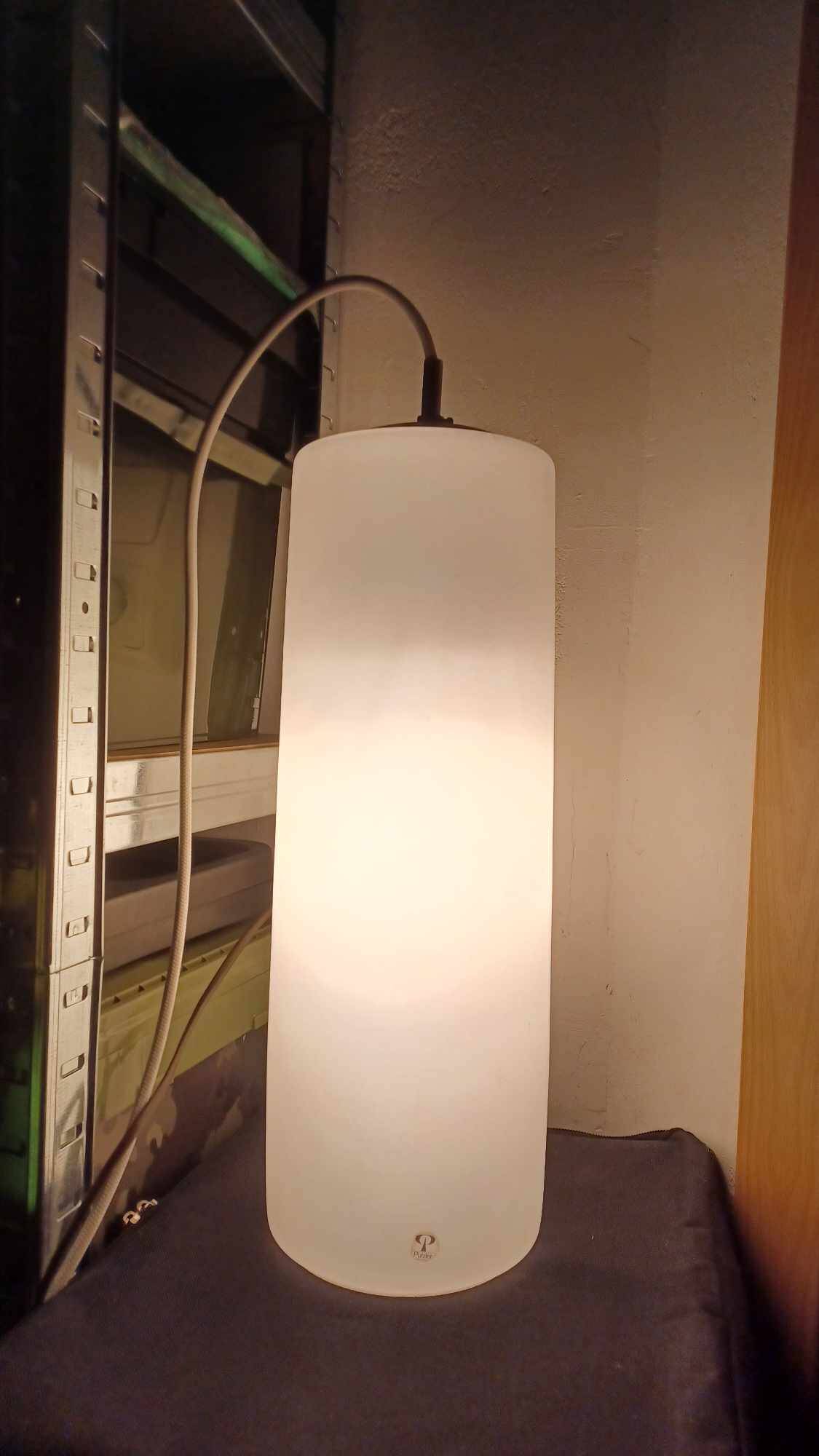 Lampe à suspension tubulaire pour Peil & Putzler Allemagne 1970