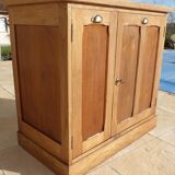 Low furniture two doors in solid oak