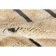 Handmade Moroccan style Tulu Rug Made of Natural Un-Dyed Wool, Beige Color Modern Hand Knotted Carpet with Fringe