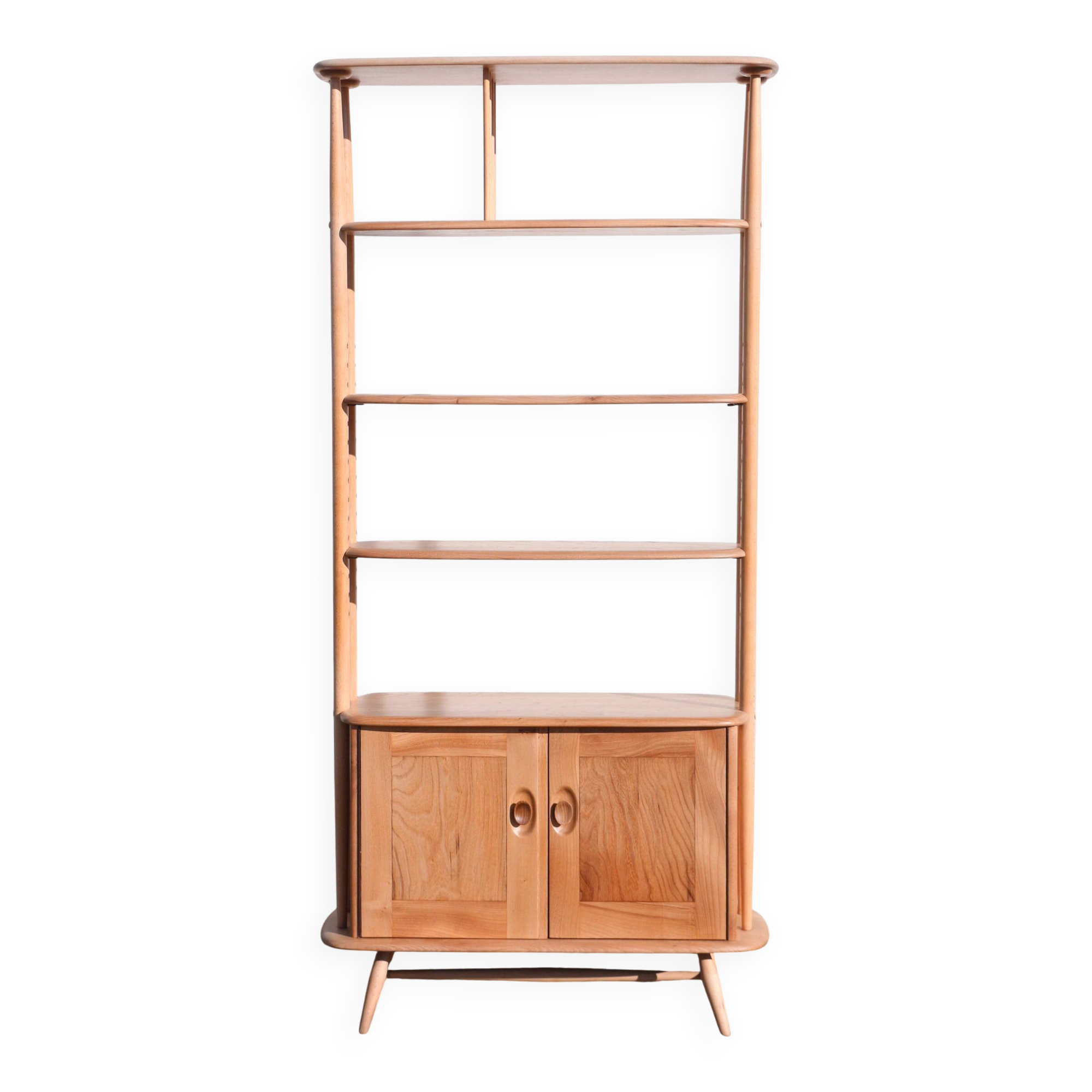 Vintage Bookcase / Room Divider - Windsor / Giraffe Model - Ercol