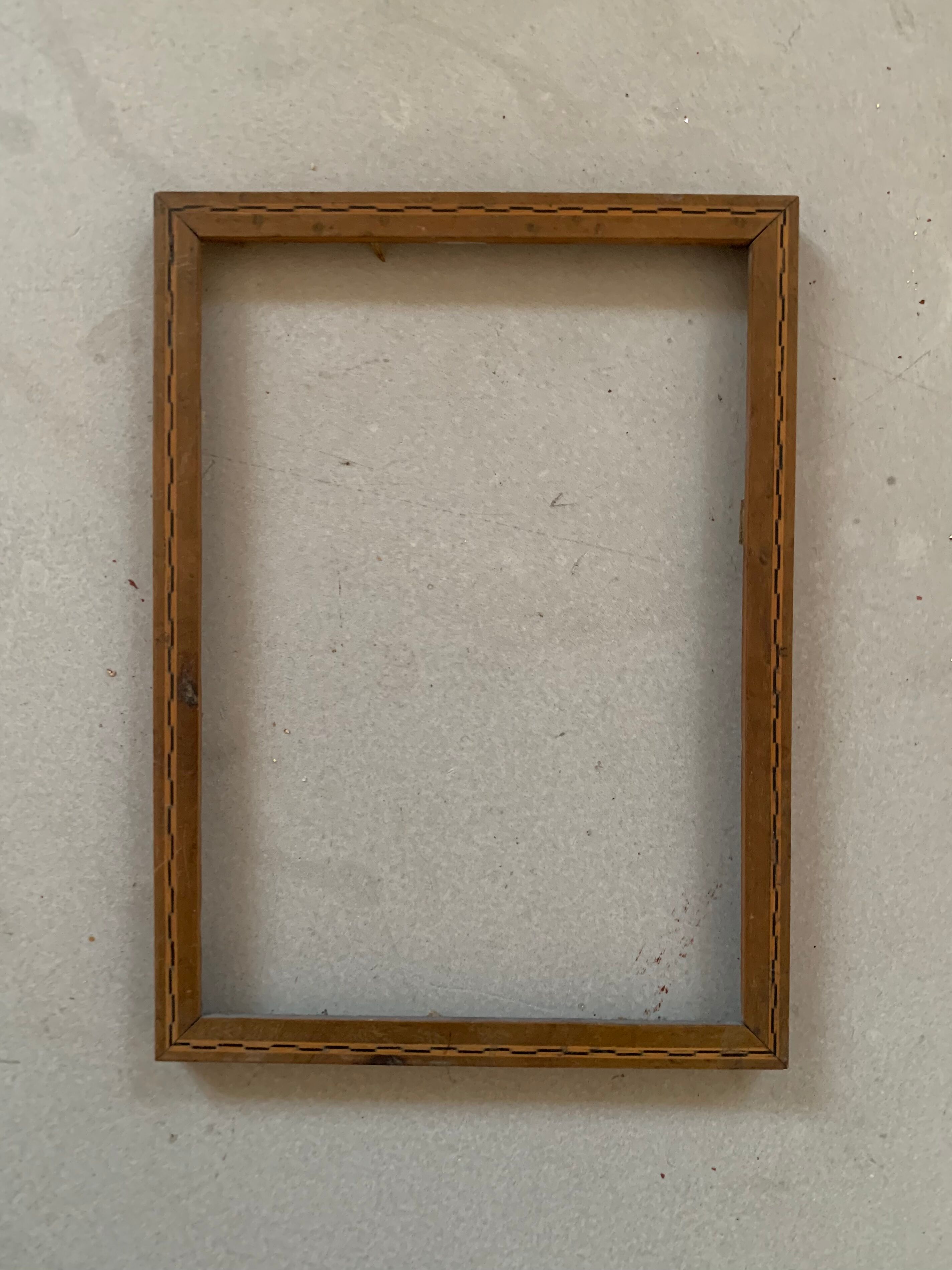 Old inlaid frame