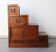 Stair furniture, made of solid wood, mid-century.