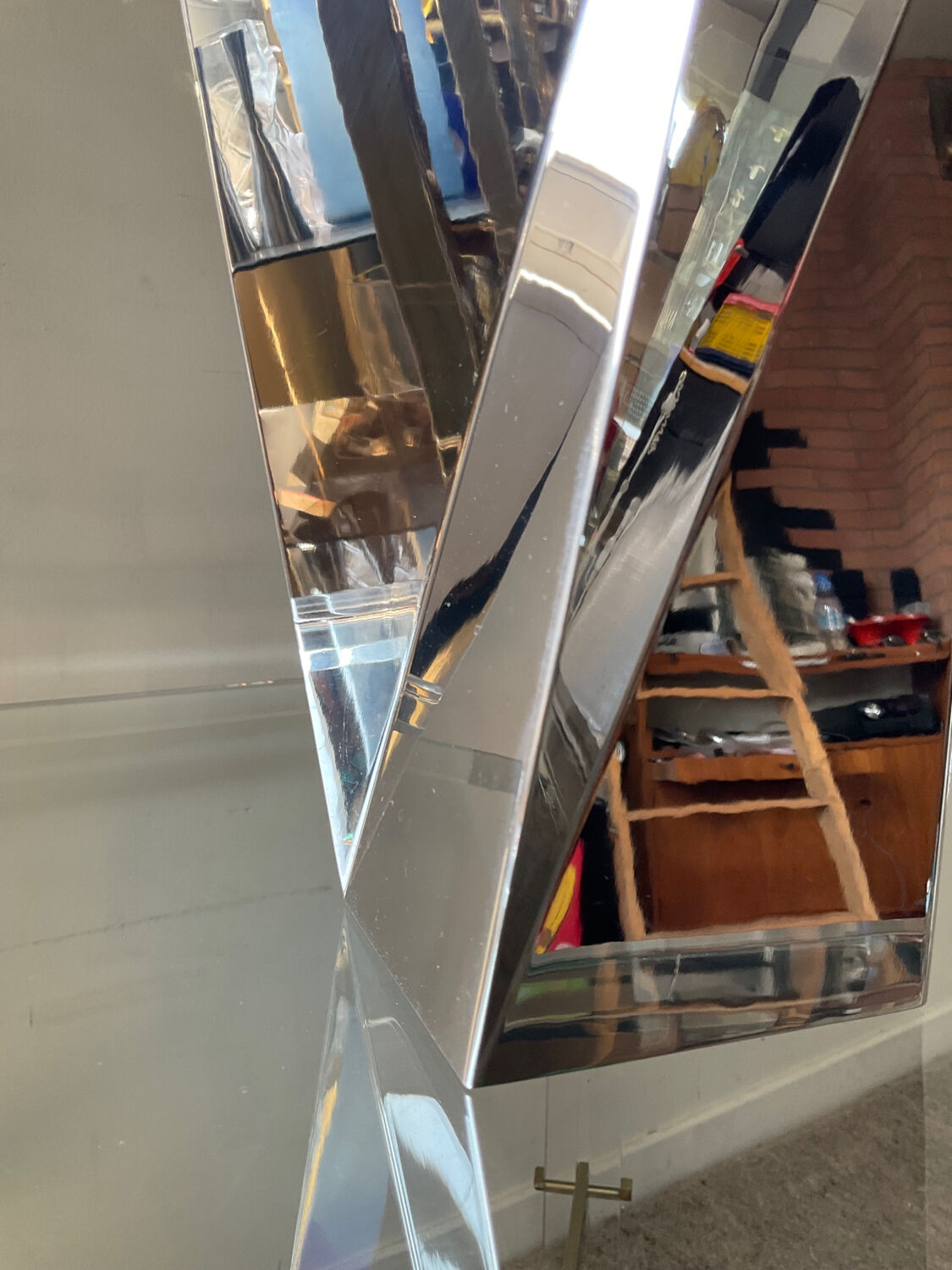 Decorative stainless steel vase