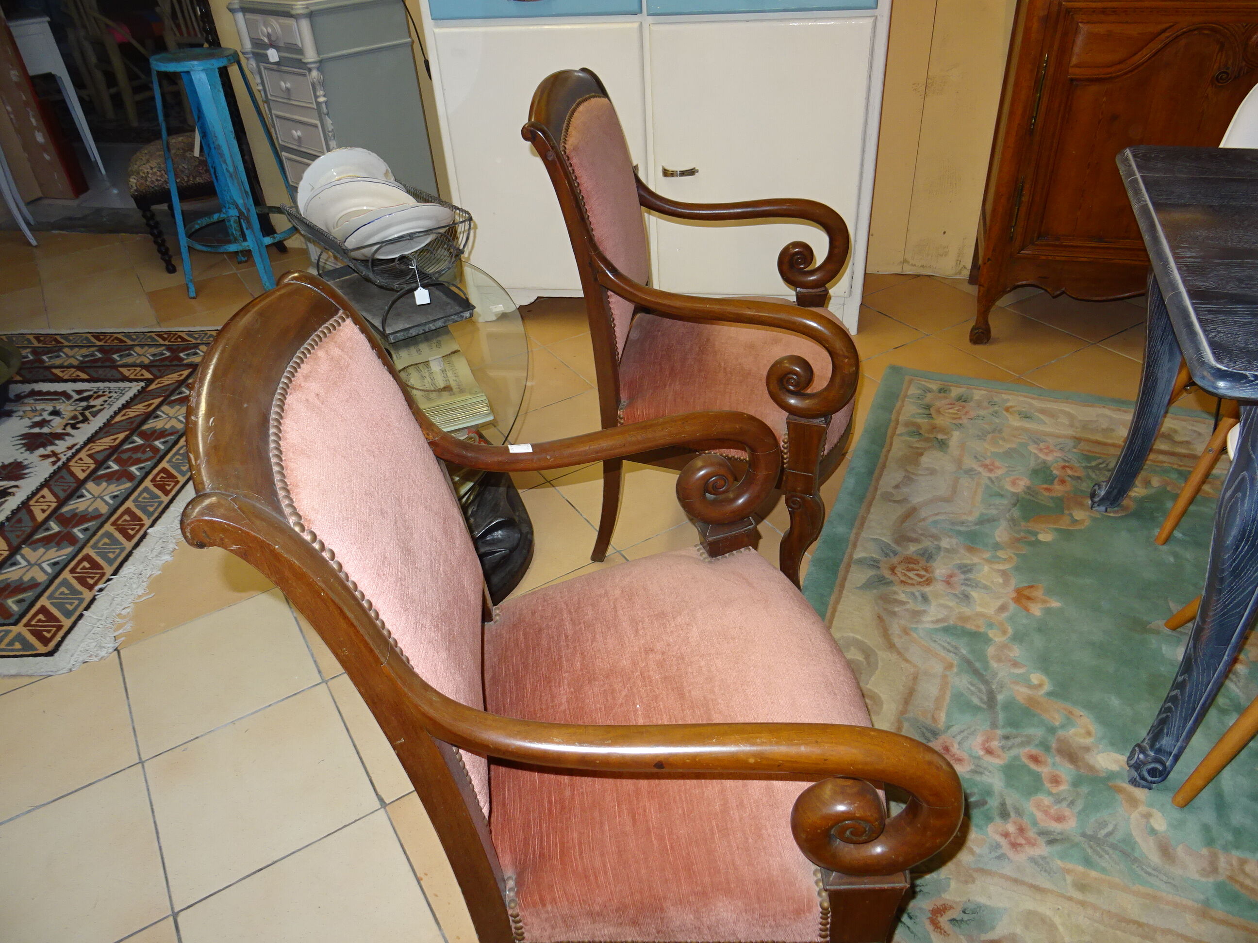 Pair of armchairs