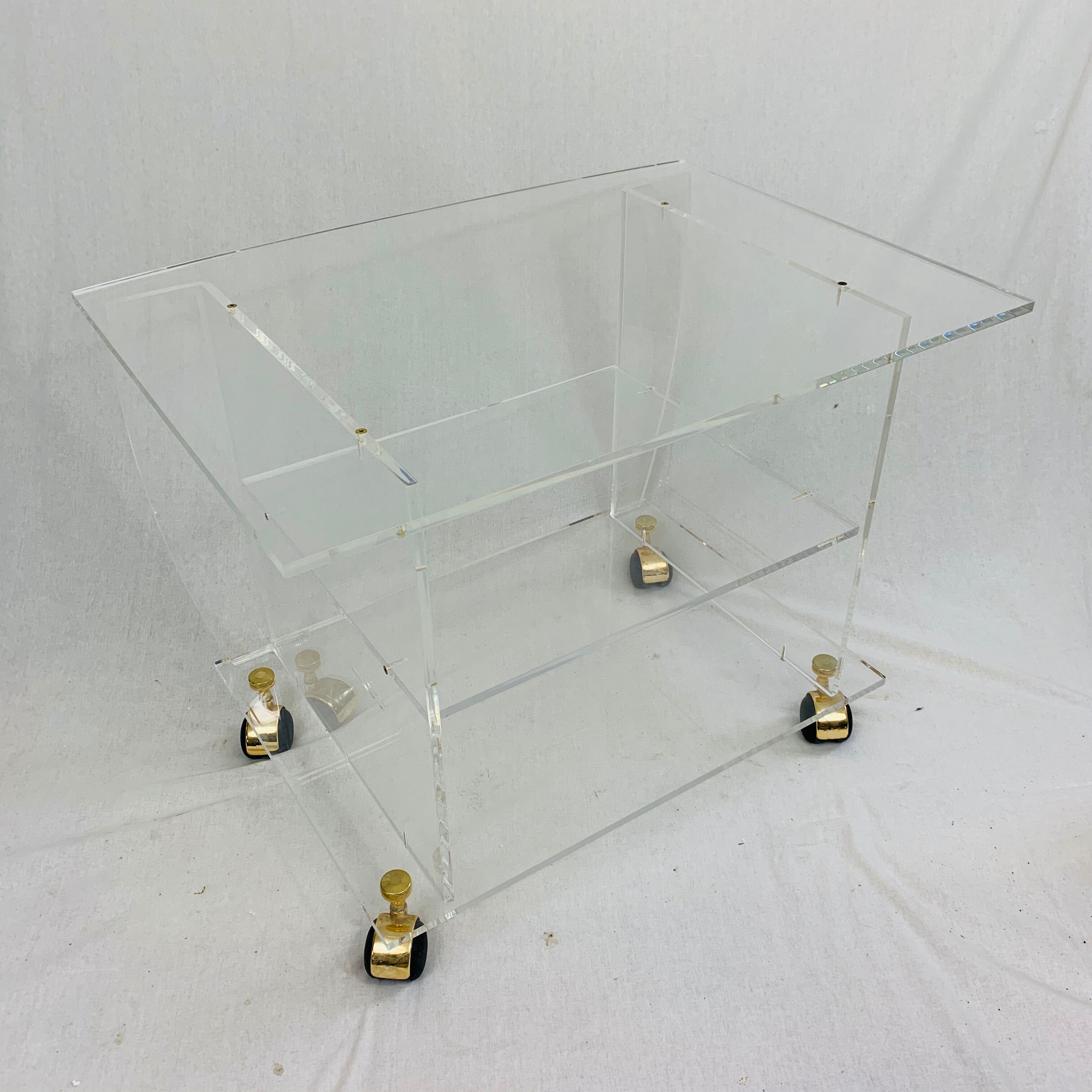 Altuglass plexiglass serving table David Lange