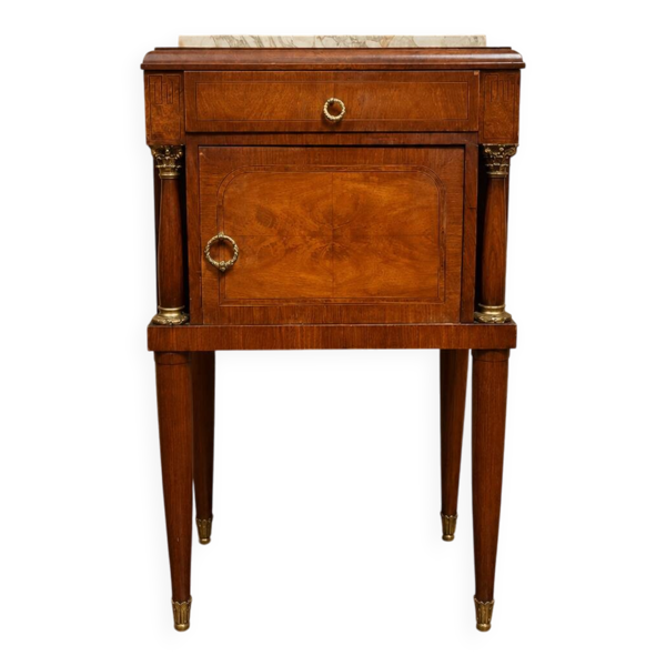 Table de chevet de style Empire en acajou