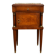 Empire-style bedside table in mahogany