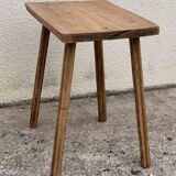 Brutalist table wood raw