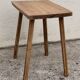 Brutalist table wood raw