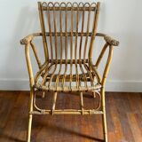 Rattan armchair from the 60s