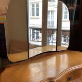 Art Deco dressing table in elm burl and maple burl