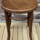 Viennese Thonet piano stool curved wood 1900 bentwood stool Thonet hocker Bugholzhocker