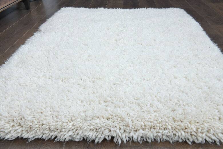 Vintage mohair tulu shaggy rug 91 x 152 cm