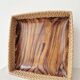 Plateau en bois et rotin '80s - Vintage