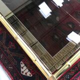 Bamboo imitation brass coffee table