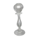 Glass oil lamp blows on foot shower