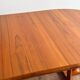 Table ronde extensible en teck de Dyrlund, Danemark