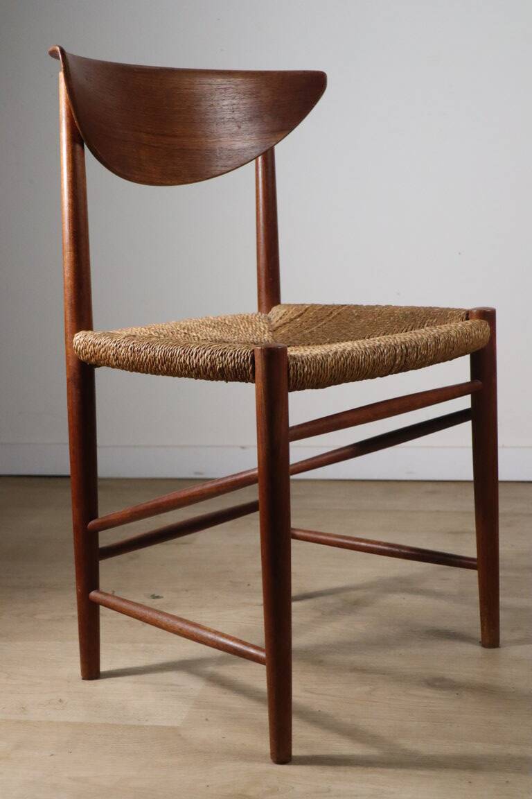 Chaise modèle "316" de Peter Hvidt & Orla Molgaard en teck, 1960