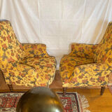 Pair of english style armchairs