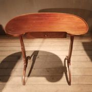 Kidney-shaped side table