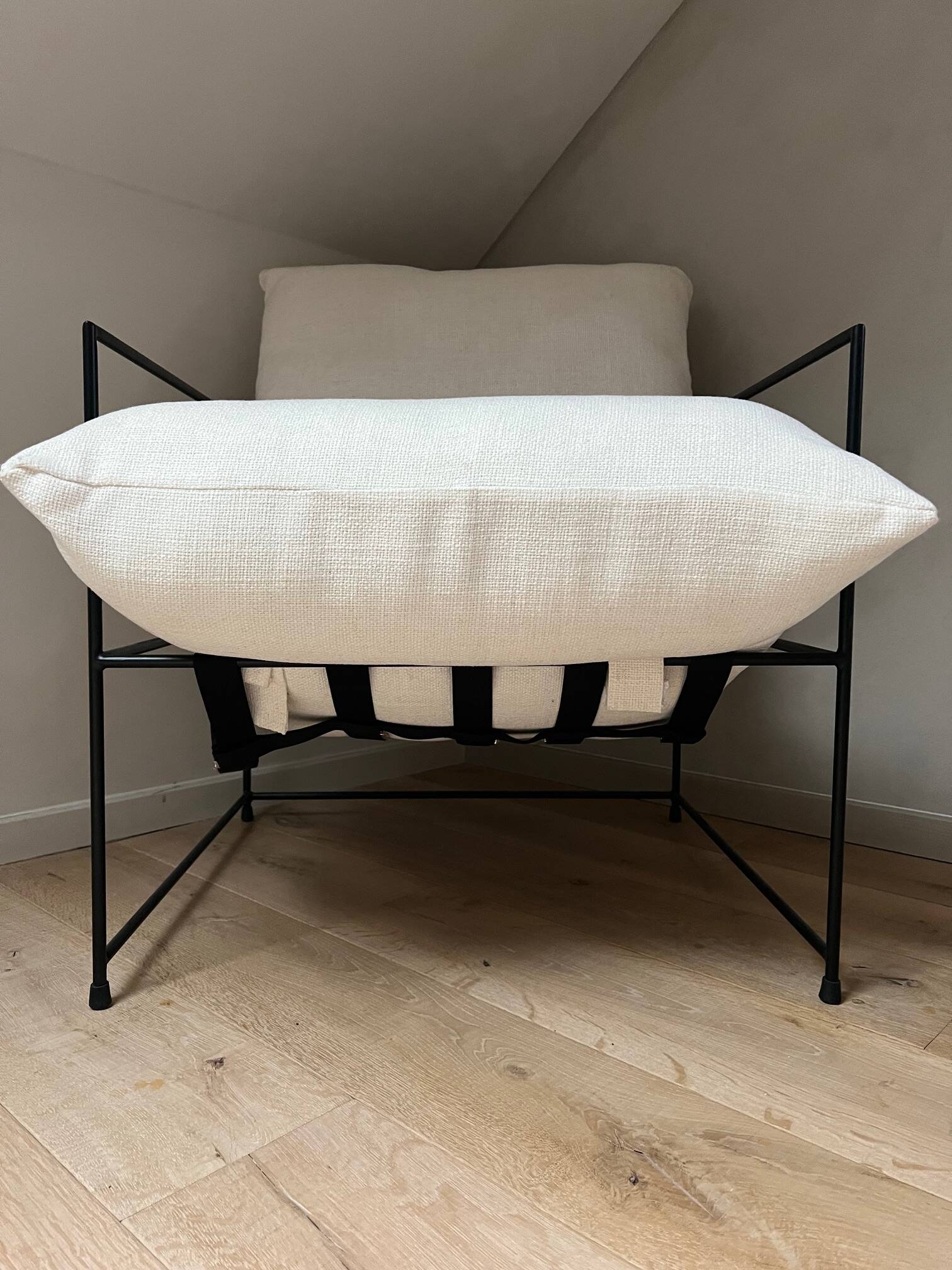 Upholstered armchair