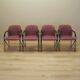 Set of four chairs, Italian design, 1980s, production: Italy