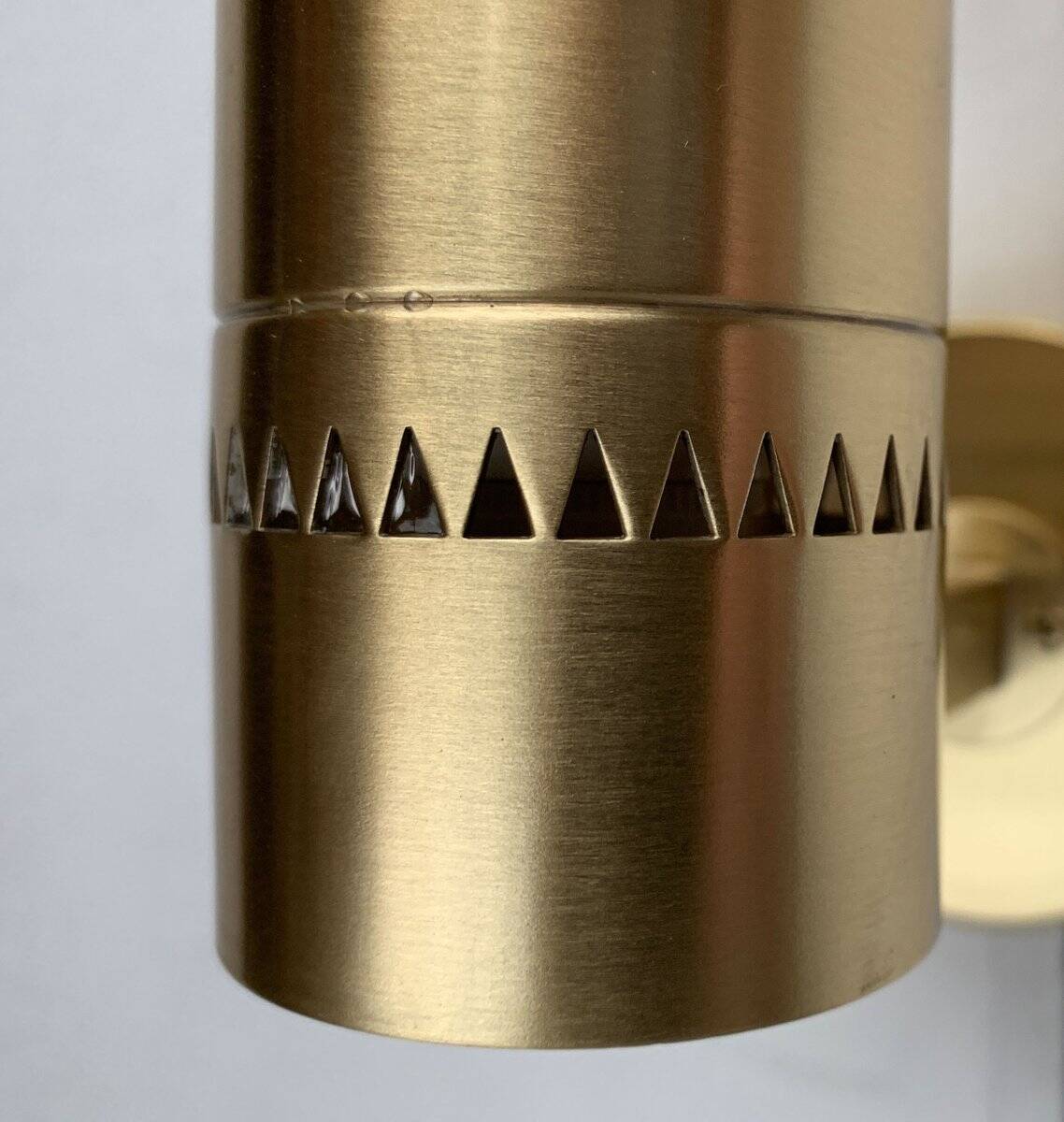 Swedish brass wall sconces from the mid-century by Hans-Agne Jakobsson for Hans-Agne Jakobsson Ab, Markaryd, 1960s, set of 2.