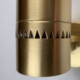 Swedish brass wall sconces from the mid-century by Hans-Agne Jakobsson for Hans-Agne Jakobsson Ab, Markaryd, 1960s, set of 2.
