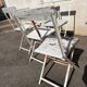 Set of 6 folding garden chairs