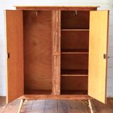 Rattan and bamboo wardrobe